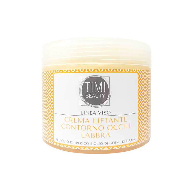 Crema Contorno Occhi Labbra Iperico e Germi di Grano Timi Beauty 500 ml.