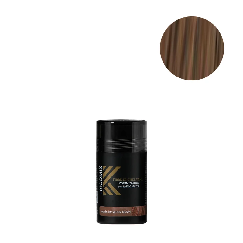 Tricomix Fibre Di Cheratina Medium Brown 12gr - fibre di cheratina volumizzanti con anticaduta