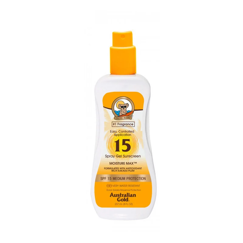 Spray Gel Sunscreen SPF15