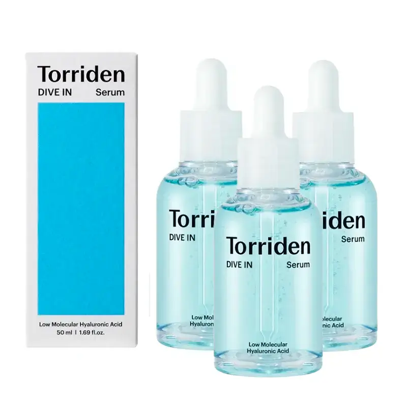 Torriden Dive-In Low Molecular Hyaluronic Acid Serum , 3 x 50 ml Pack