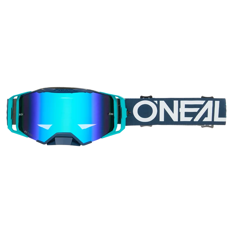 Maschera O'NEAL B-33 HEXA Blu Lente Radium Blu