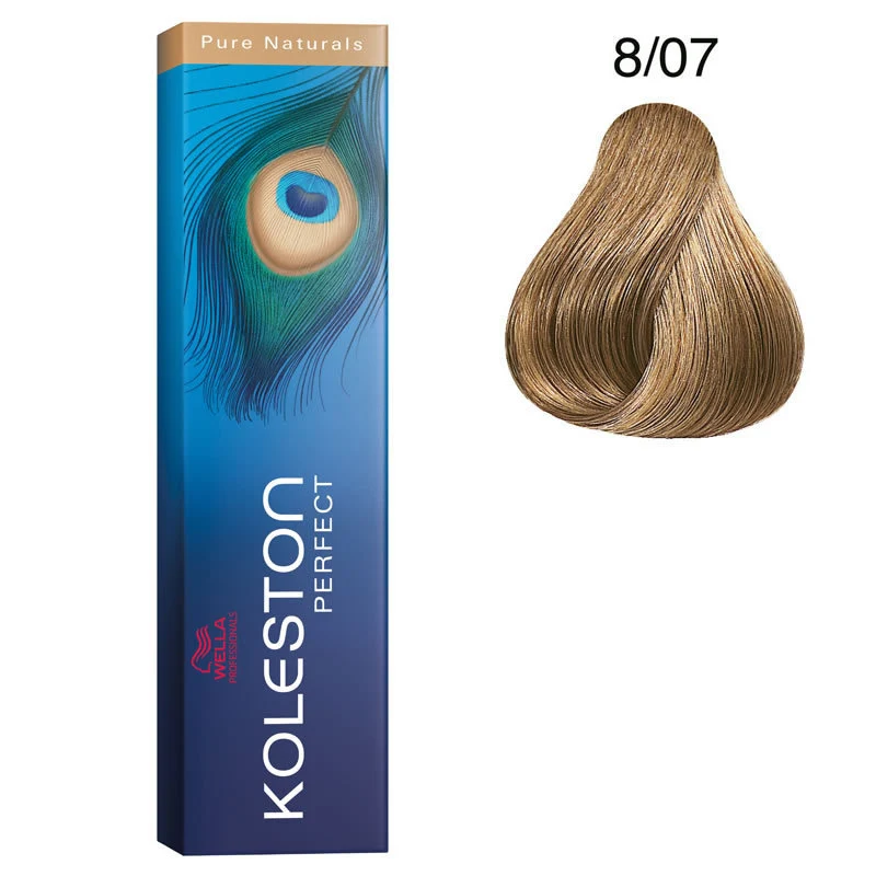 Tintura per capelli Koleston Perfect ME + 8/07 60 ml Wella