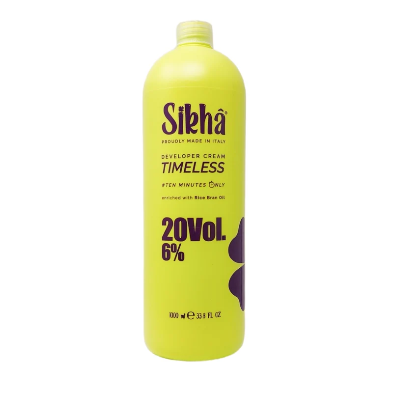 Ossidante in Crema Timeless 20 Vol. 6 % Sikha 1000 ml.