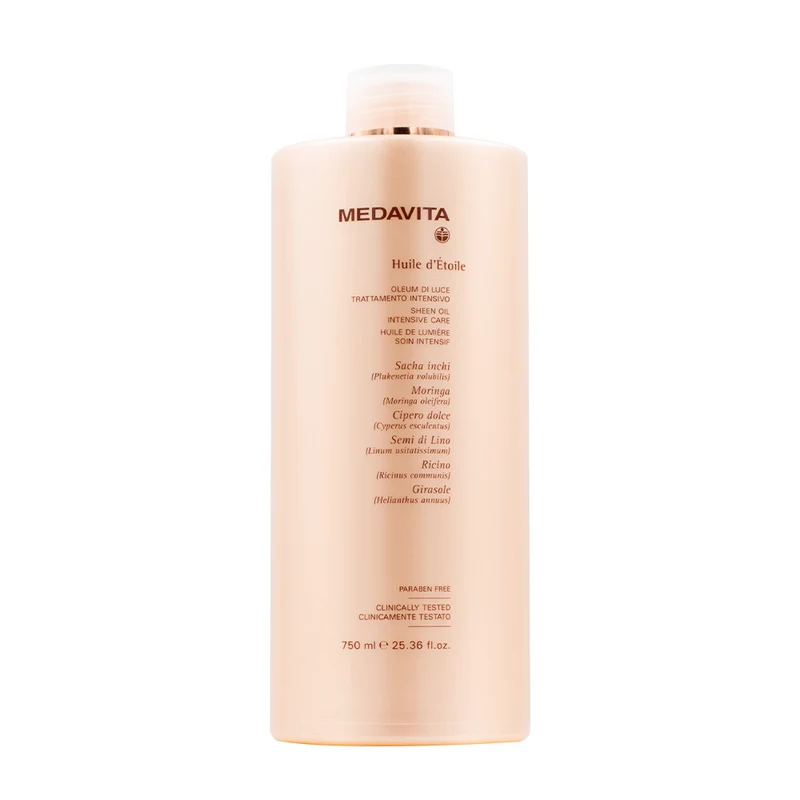 Medavita Huile D'Etoile Sheen Oil Intensive Care 750ml - oleum di luce trattamento intensivo