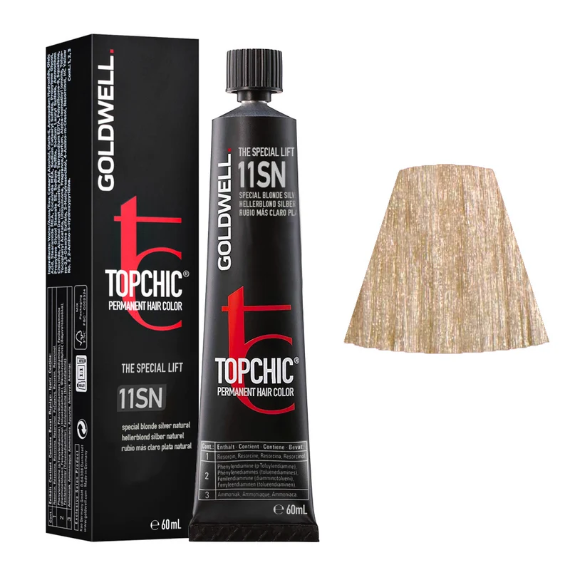 Goldwell TopchicTube 11SN Silver Natural 60ml - colore permanente in tubo