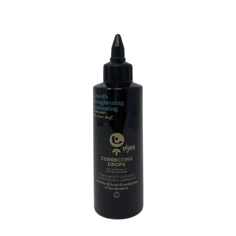 Tecna Smooth Straightening Laminating Correcting Drops 150ml - gocce antigiallo