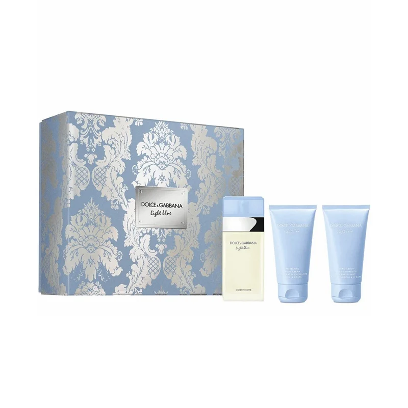 Light Blue Cofanetto regalo con Crema corpo e Docciaschiuma