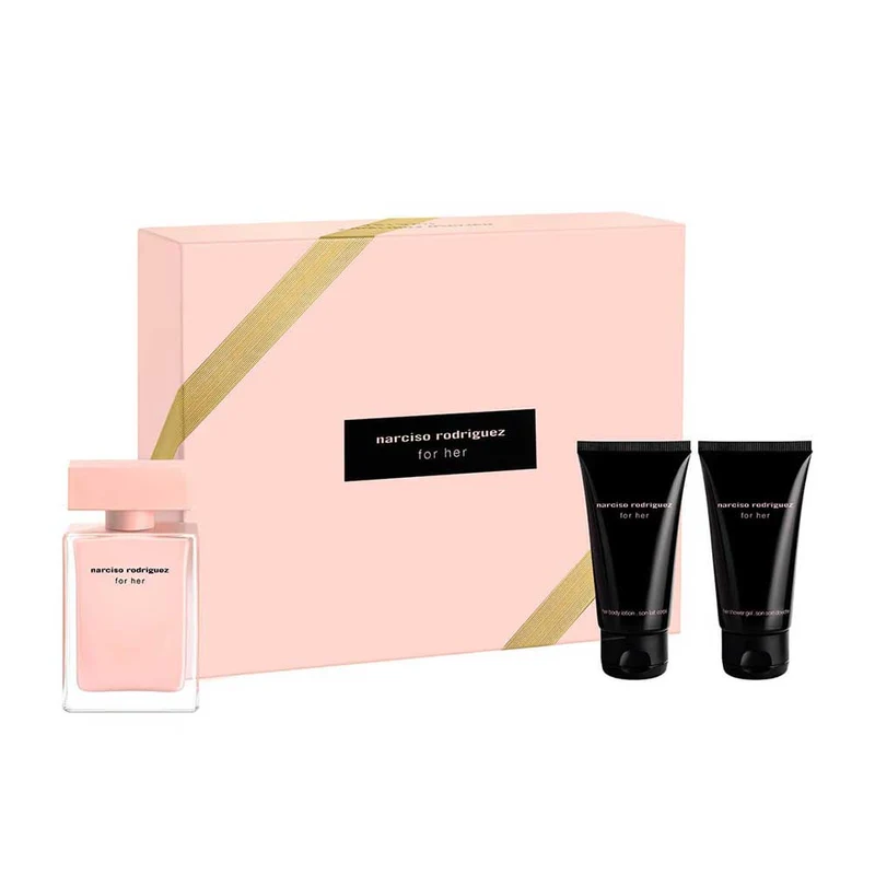 Narciso Rodriguez For Her Eau de parfum Cofanetto regalo con Latte Corpo e Docciaschiuma