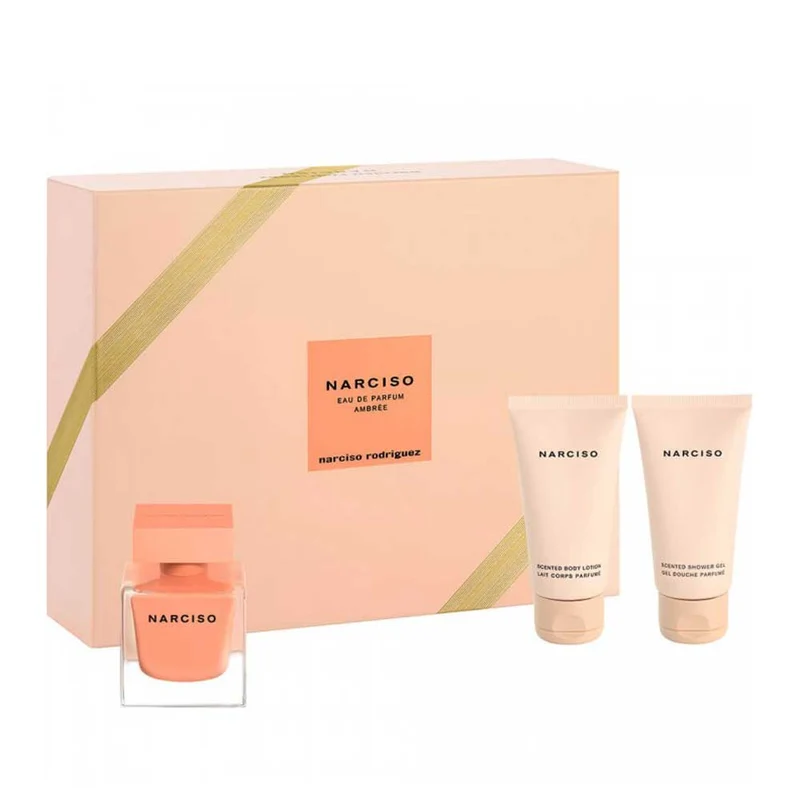 Narciso Ambrée Eau de parfum Cofanetto regalo con Latte corpo e Docciaschiuma