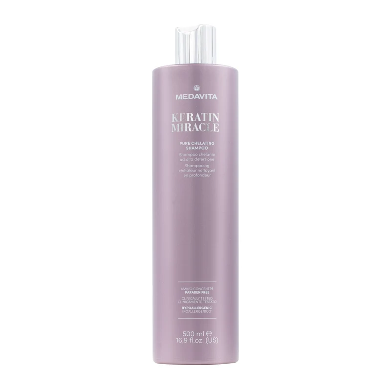 Medavita Lunghezze Keratin Miracle Pure Chelating Shampoo 500ml - shampoo chelante ad alta detersione