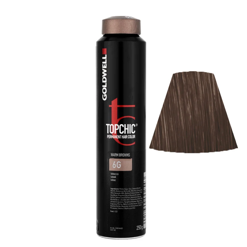 Goldwell Topchic Can W6G Tobacco 250gr - colore permanente in bombola