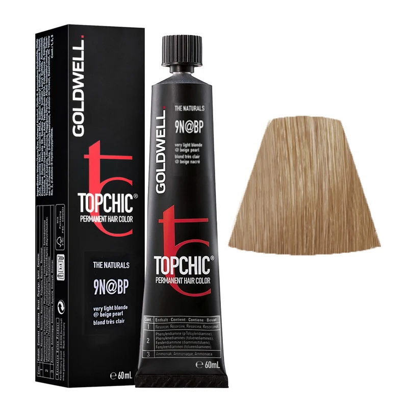 Goldwell Topchic Tube 9N@BP Ultrablond Elumenated Beige Pearl 60ml - colore permanente in tubo