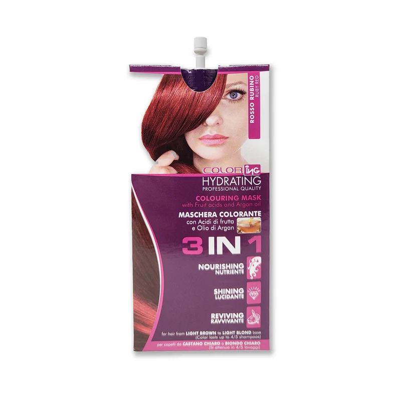 Maschera Colorante 3in1 ING Rosso Rubino 25 ml