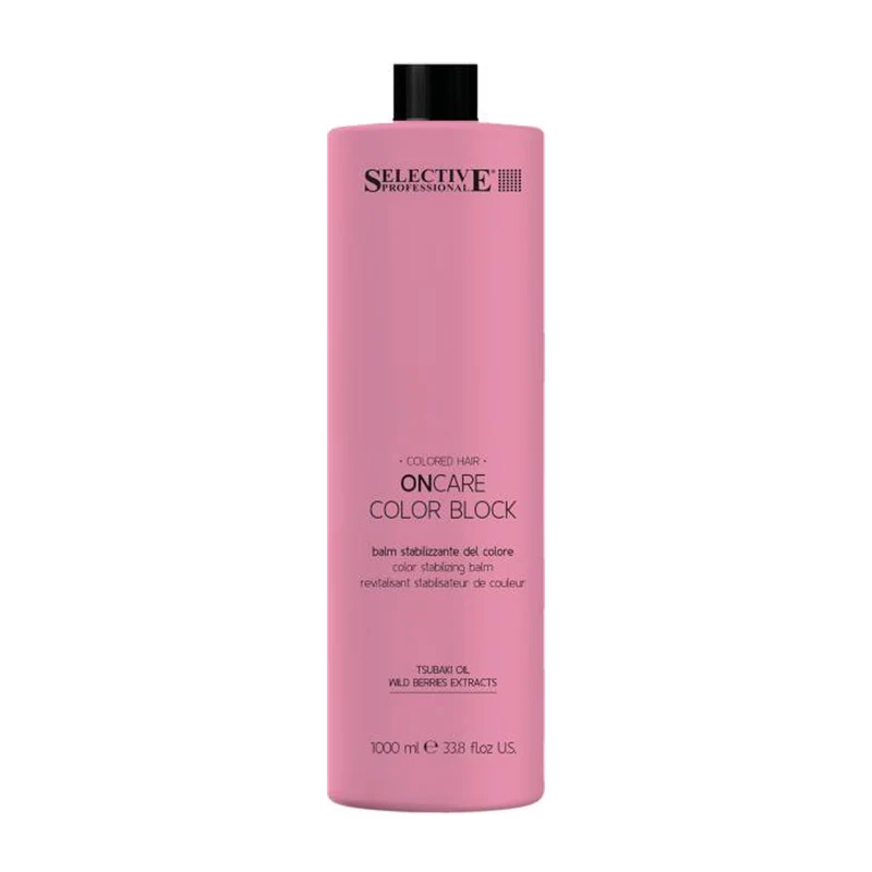 Selective Professional On Care Color Block Shampoo 1000ml - shampoo stabilizzante del colore