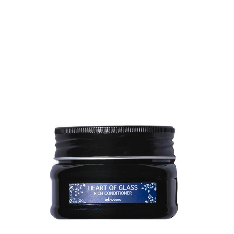 Davines Heart Of Glass Rich Conditioner 90ml - balsamo fortificante e ravvivante per capelli biondi