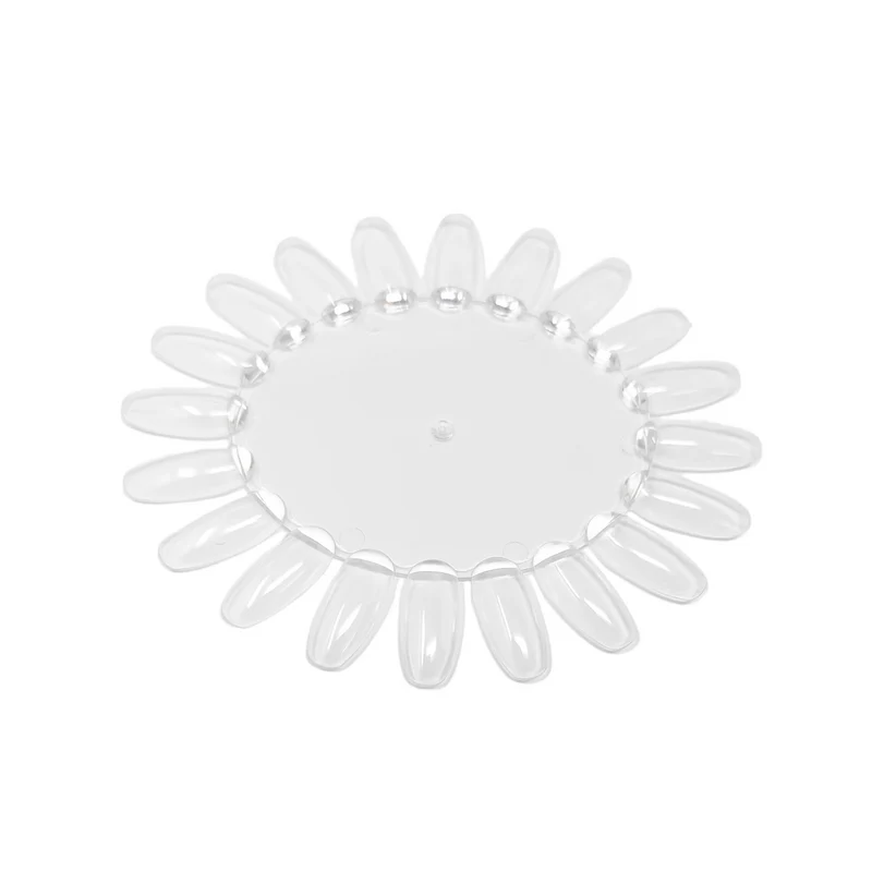 Display Ovale espositore per nail art trasparente