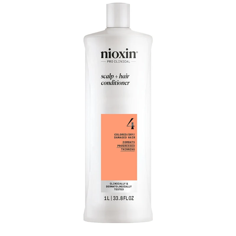 Nioxin Sistema 4 Scalp + Hair Conditioner 1000ml - balsamo anti assottigliamento avanzato