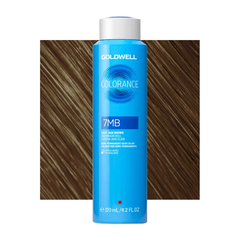 7MB Castano chiaro giada Goldwell Colorance Cool browns can 120ml