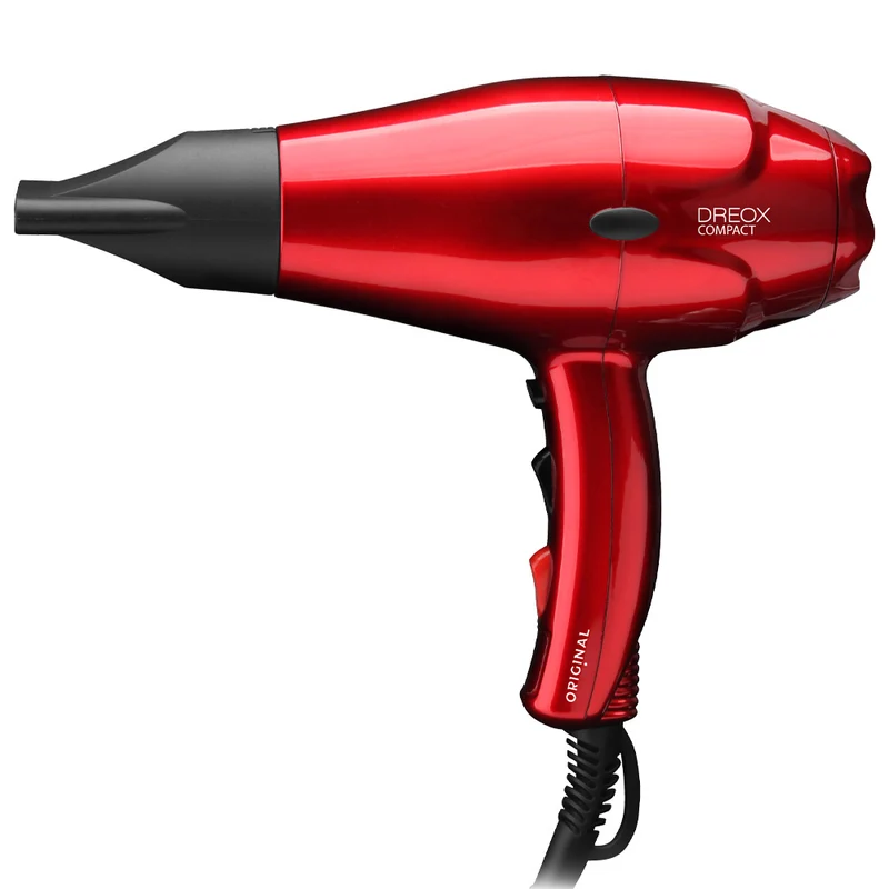 Original Best Buy Dreox Compact Phon Red - asciugacapelli rosso