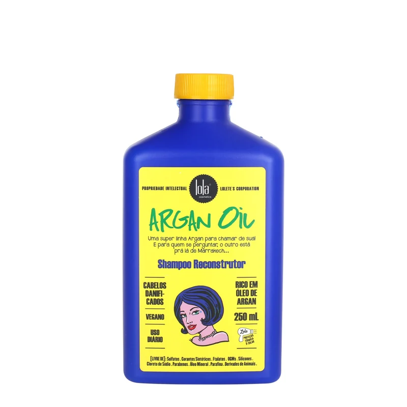 Lola From Rio Argan Oil Shampoo Reconstructor 250ml - shampoo ristrutturante capelli danneggiati