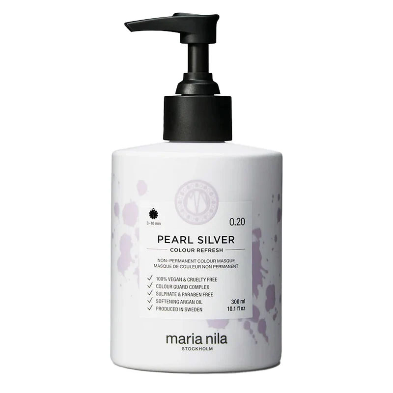 Maria Nila Colour Refresh Pearl Silver 300ml - maschera colorata