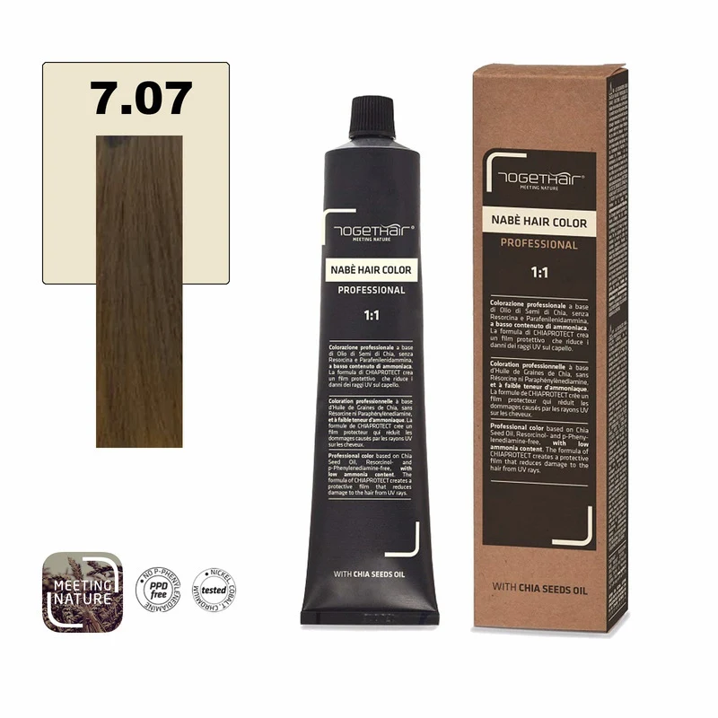 Nabe’ Hair Color nr. 7.07 Biondo Sabbia Togethair 100 ml