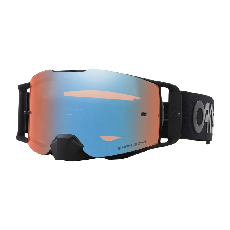 Maschera OAKLEY FRONT LINE MX B1B Blackout Lente Prizm MX Sapphire Iridium