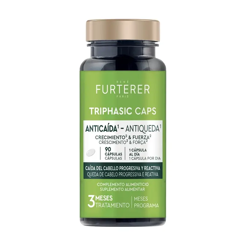 René Furterer Triphasic Caps Anti-Hair Loss Supplement Pack 90 Capsules