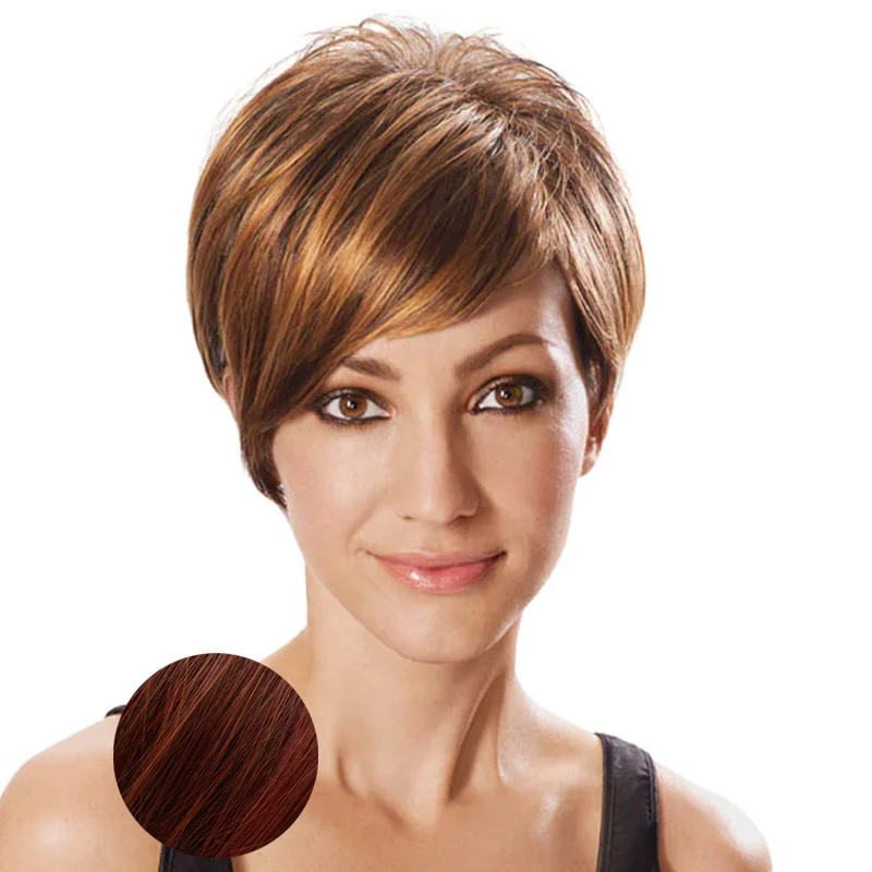 Hairdo Parrucca Angled Cut Castano Rame Paprika