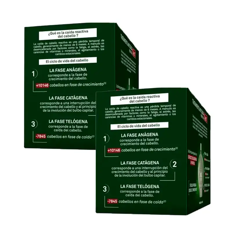 Luxeol 3 In 1 Reactional Anti-Hair Loss Treatment, Pack 2 x 14 Vials of 7 Ml
