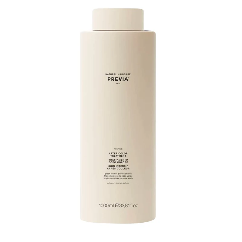 Previa Keeping Organic Green Walnut Colour Shine Treatment 1000ml - maschera capelli colorati