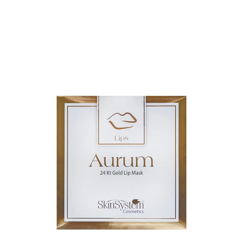 SkinSystem Aurum 24Kt Gold Lip Mask - trattamento labbra con oro cosmetico