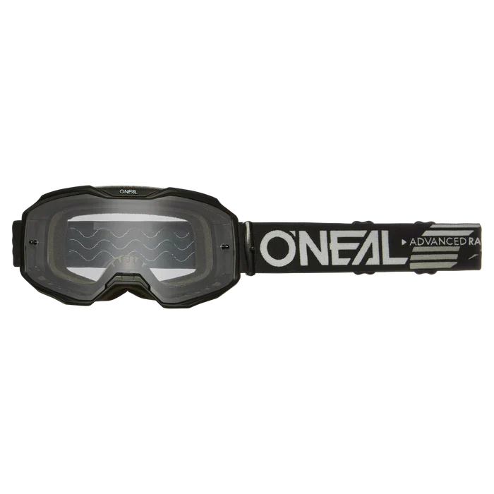 Maschera O'NEAL B-10 SOLID Nera Lente Clear