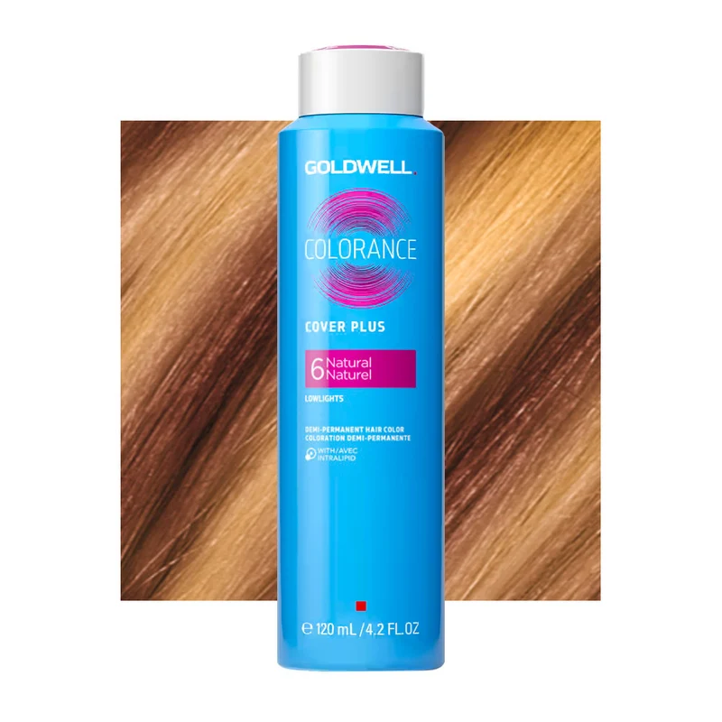 6 Natural Naturel Biondo Scuro Goldwell Colorance Cover Plus can 120ml