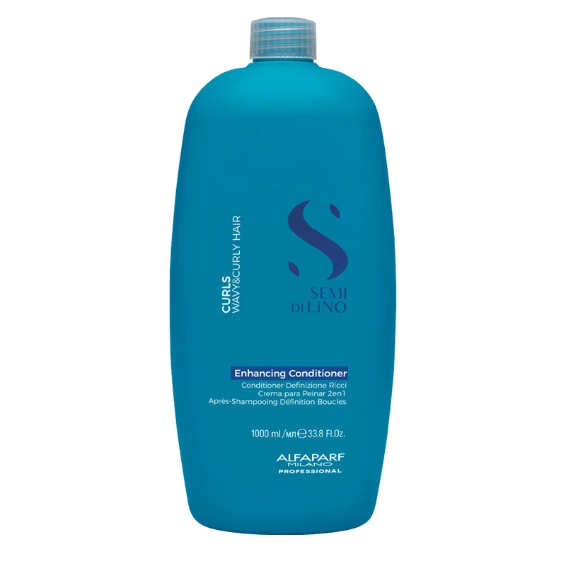 Alfaparf Milano Semi di Lino Curls Enhancing Conditioner 1000ml - balsamo per capelli ricci