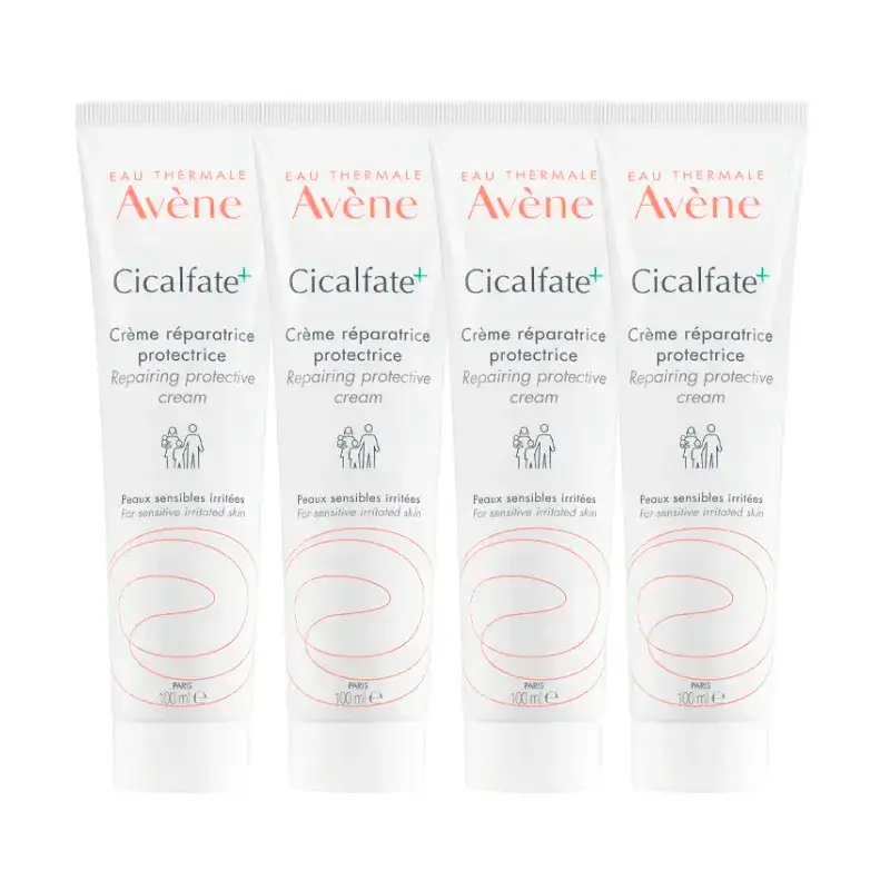 Avène Cicalfate Repair Cream, Pack 4 x 100 ml