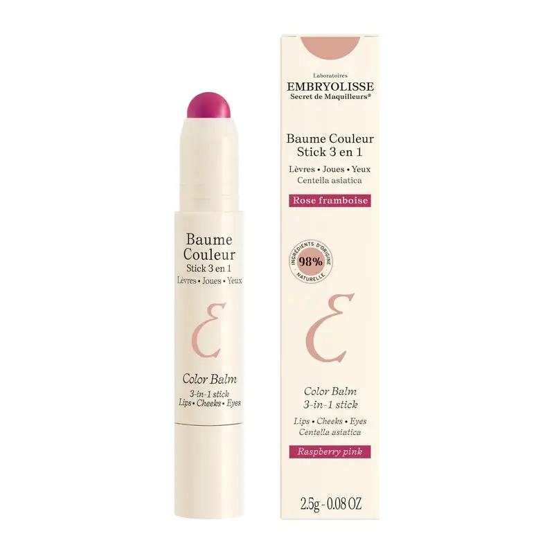 Embryolisse Baume Couleur Stick 3-En-1 Framboise , 2,5 g