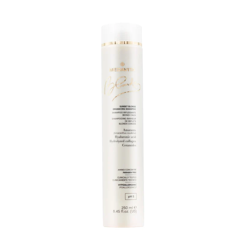 Medavita Blondie Sunset Blonde Enhancing Shampoo 250ml - shampoo riflessante biondi caldi
