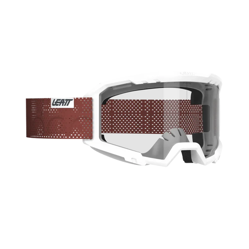 Maschera LEATT VIZION 2.0 MTB Bianco Schermo Trasparente