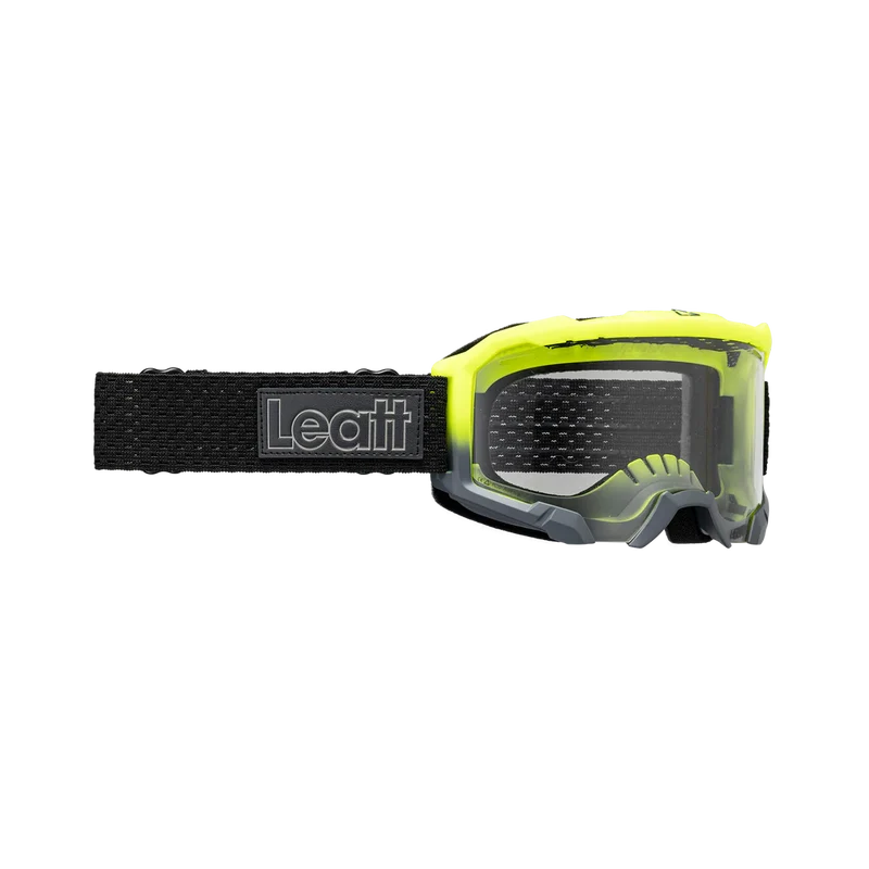Maschera LEATT VELOCITY 4.0 MTB Giallo Schermo Trasparente