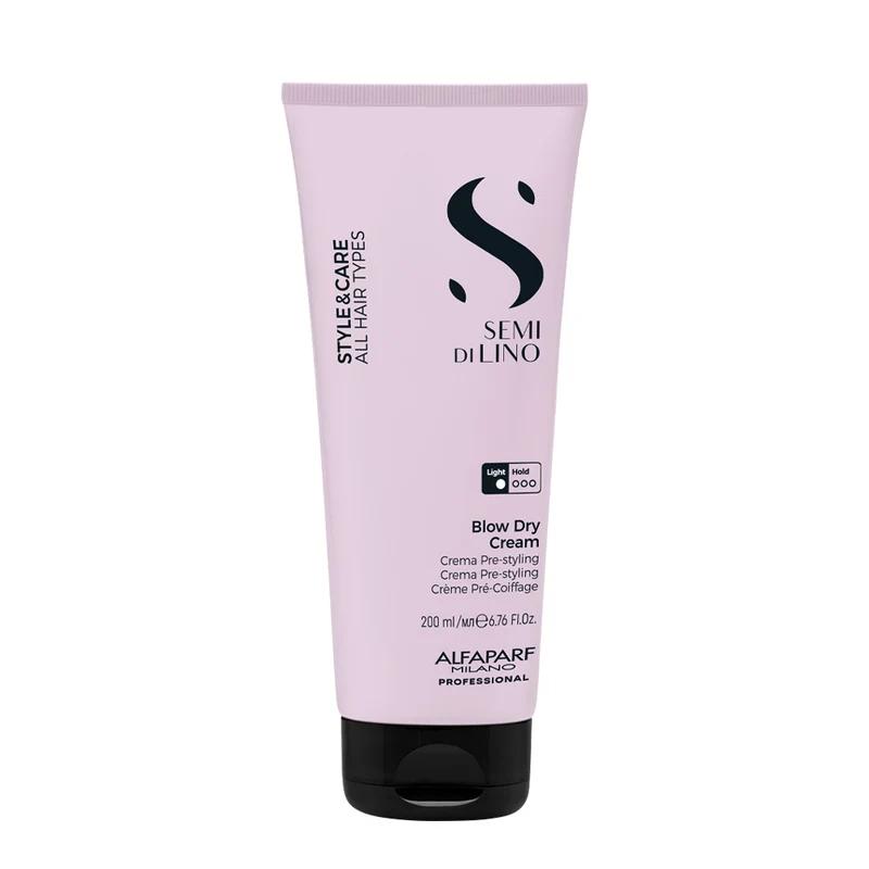 Alfaparf Milano Semi Di Lino Style&Care Blow Dry Cream 200ml - crema styling tenuta leggera