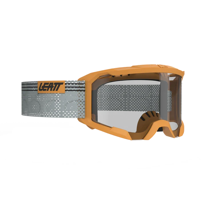 Maschera LEATT VELOCITY 4.0 MTB X-FLOW Giallo Schermo Trasparente