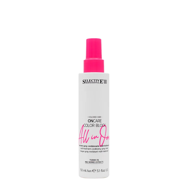 Selective Professional On Care Color Block All In One 150ml - maschera spray condizionante multi-trattamento