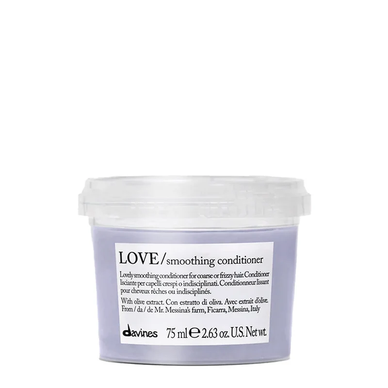 Davines Essential HairCare Love Smoothing Conditioner 75ml - balsamo lisciante per capelli indisciplinati