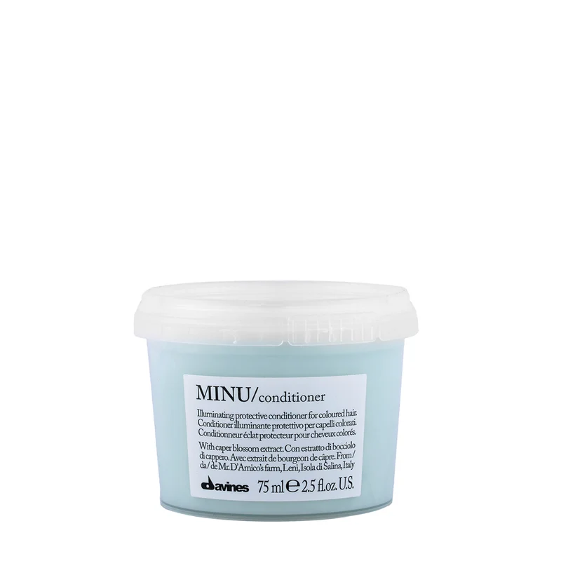 Davines Essential HairCare Minu Conditioner 75ml - balsamo illuminante per capelli colorati