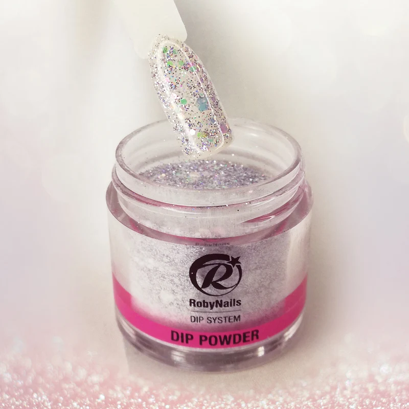 Dip System Powder Holo Silver 150 Roby 20 gr.