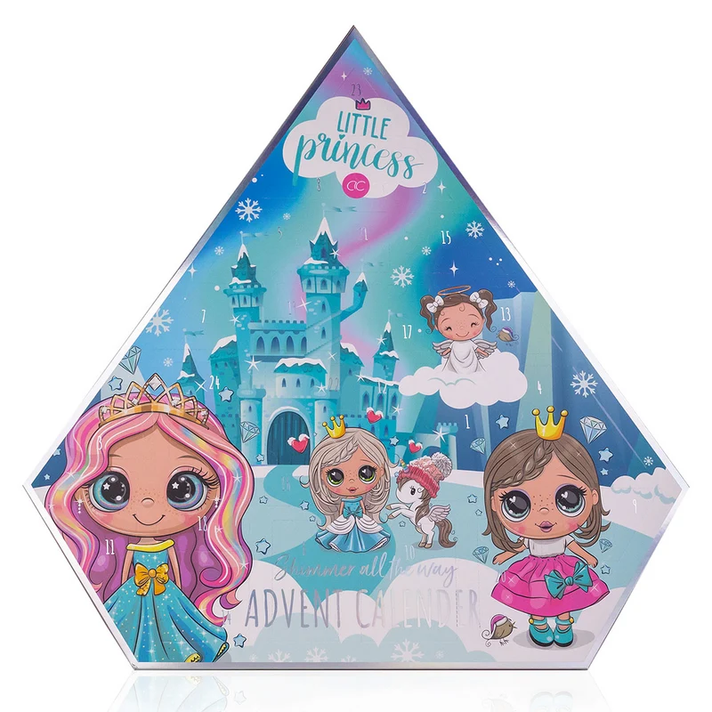 Calendario Avvento Little Princess con 24 sorprese per la cura del corpo