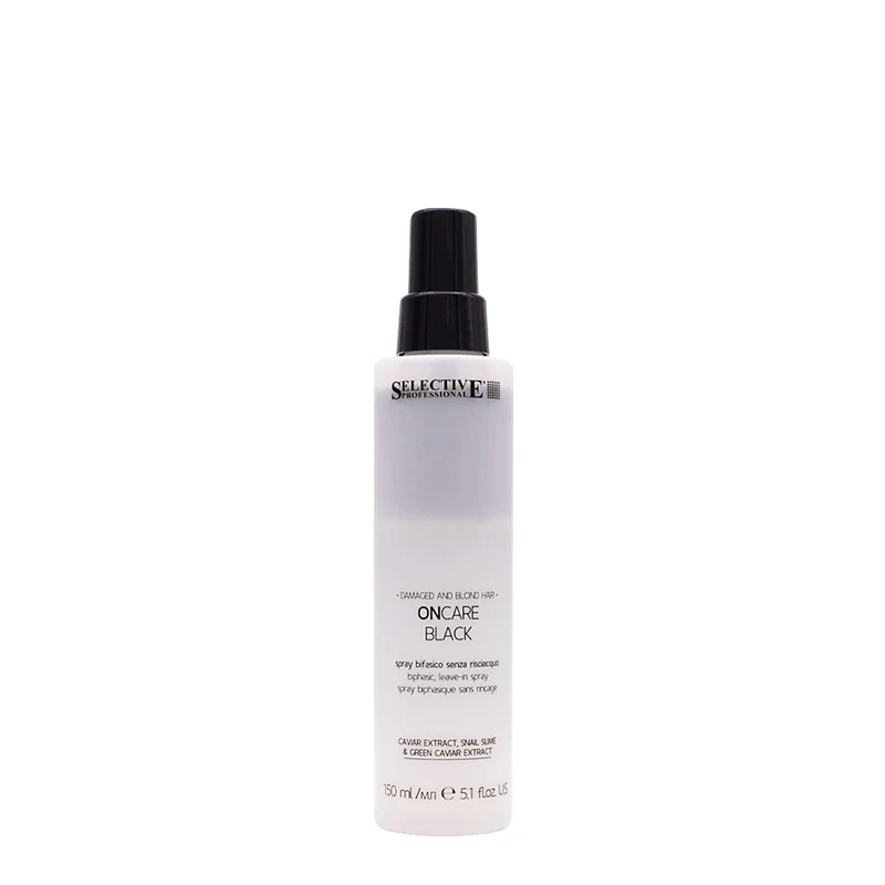 Selective Professional On Care Black Biphasic Spray 150ml - spray leave in rigenerante