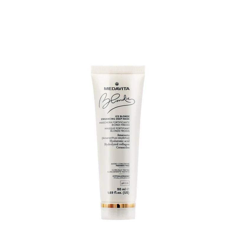 Medavita Blondie Ice Blonde Enhancing Deep Mask 50ml - maschera riflessante biondi freddi