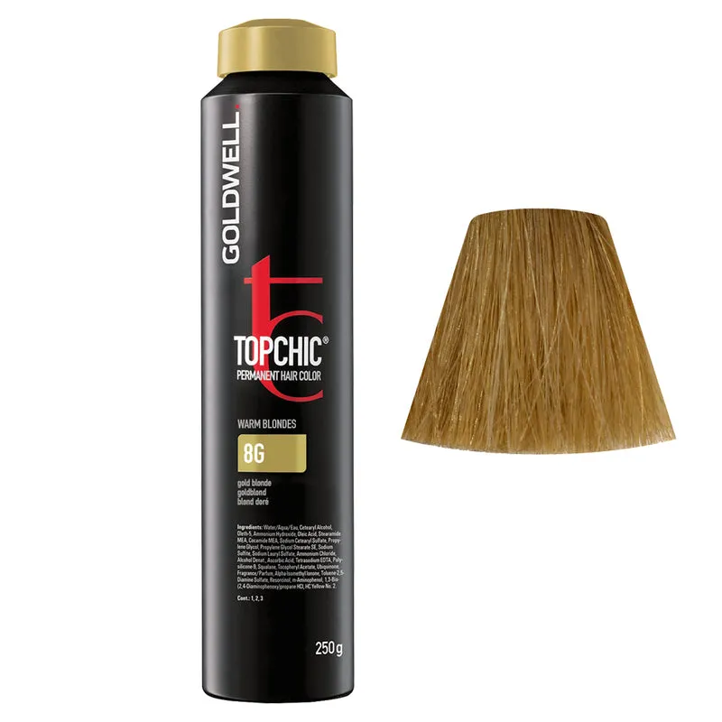 Goldwell Topchic Can W8G Golden Blonde 250gr - colore permanente in bombola